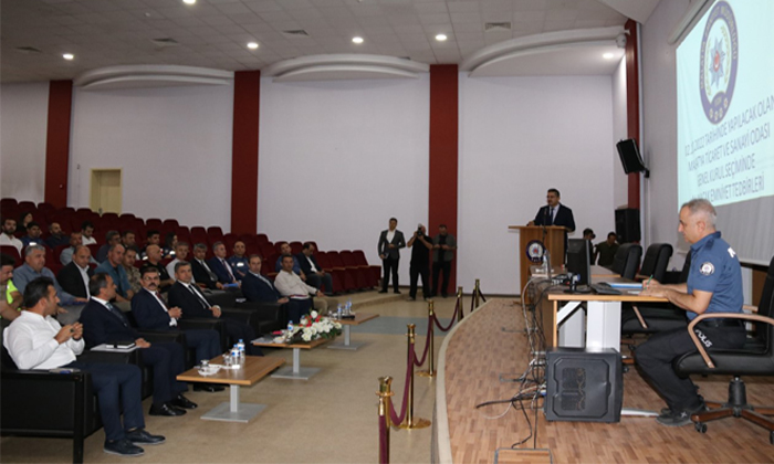 Malatya TSO Seçimleri  İle İlgili Güvenlik ve Alınacak Önemler Konusunda Toplantı Yapıldı