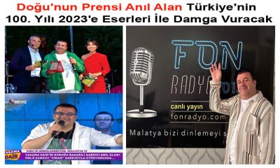 Doğu’nun Prensi Anıl Alan Türkiye’nin 100. Yılı 2023’e Eserleri İle Damga Vuracak