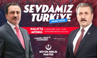 BBP Mitinglere Malatya İle Başlıyor.