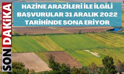 Hazine Arazileri İle İlgili Başvurular 31 Aralık 2022 Tarihinde Sona Eriyor