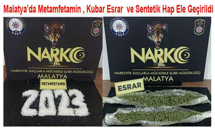 Malatya’da 3 Farklı Operasyonda Çok Sayıda Uyuşturucu Madde Ele Geçirildi 6 Kişi Tutuklandı