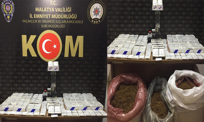 40 Kg İşlenmiş Tütün, 10.600 Adet Makaron ve Elektronik Sigara Dolum Makinesi Ele Geçirildi