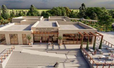 Arslantepe Höyüğü Karşılama Merkezi İnşa Çalışmaları Devam Ediyor