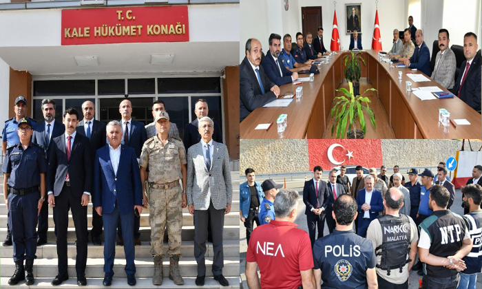 Malatya Valisi Ersin Yazıcı, Kale İlçesini Ziyaret Ederek İncelemelerde Bulundu