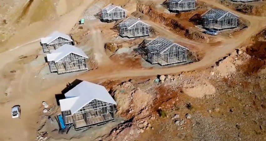 Deprem Bölgesinde 100 Bin Köy Evi Hafif Çelikten İnşa Edilecek