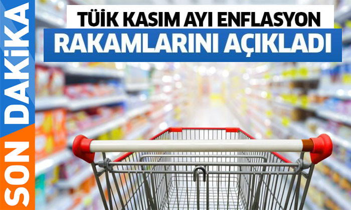 Türkiye İstatistik Kurumu (TÜİK), Kasım Ayı Enflasyon Rakamlarını Açıkladı