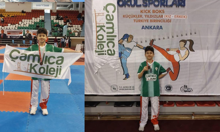 Çamlıca Koleji Sporcusu Mehmet Deveci, Ankara’daki Şampiyonada Bronz Madalya Aldı