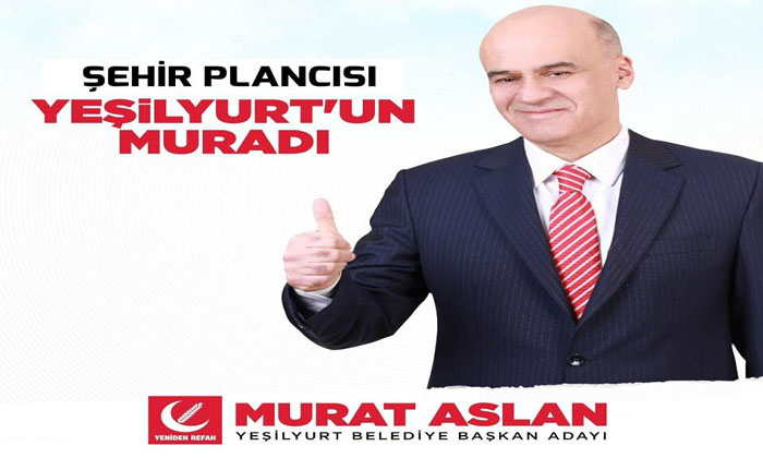 Şehir Plancısı Murat Aslan Yeniden Refah Partisi Yeşilyurt Belediye Başkan Adayı Oldu