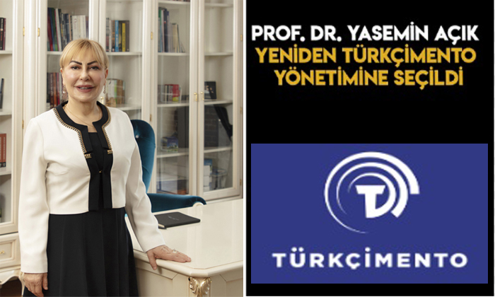 Prof. Dr. Yasemin Açık,  Yeniden TÜRKÇİMENTO Yönetimine Seçildi