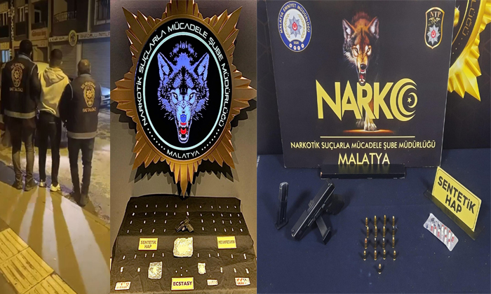 Malatya’da Uyuşturucu Tacirlerine Operasyon. 3 Kişi Tutuklandı