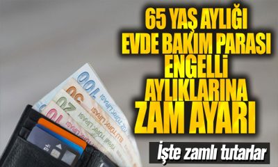 65 Yaş Aylığı, Evde Bakım ve Engelli Aylıklarına Zam Ayarı… İşte Zamlı Tutarlar