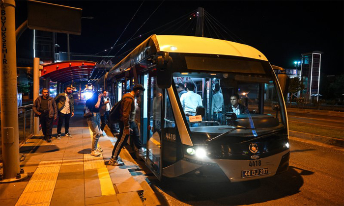 MAŞTİ-İnönü Üniversitesi Hattında 23.30-04.00 Saatleri Arasında Gece Seferleri Başladı