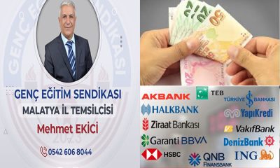 Genç Eğitim-Sen Malatya İl Temsilcisi Mehmet Ekici, Tüm Memurlar Aynı Koşullarda Promosyon Almalı