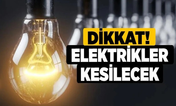 14 Ekim Pazartesi Malatya’nın 7 İlçesi ve 44 Mahallesinde Elektrik Kesintisi Uygulanacak