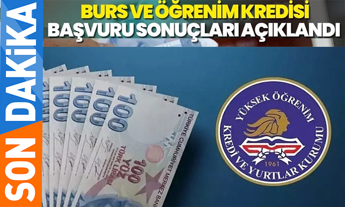 Burs ve Öğrenim Kredisi Başvuru Sonuçları Açıklandı!