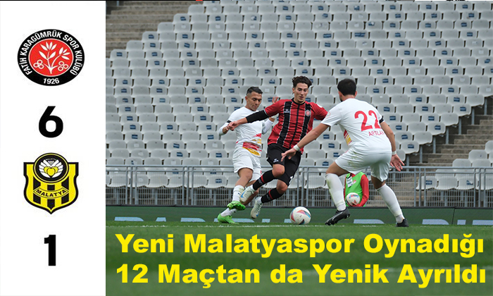 Lig’in 12. Haftasında Yeni Malatyaspor Deplasmanda Karagümrük’e 6 – 1 Yenildi