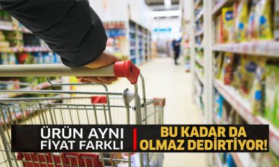 Büyük Marketler Vatandaşı Dolandırıyor. Aynı Üründe % 112’ye Varan Fiyat Farkı Ortaya Çıktı