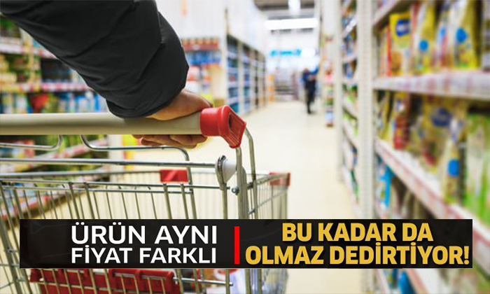 Büyük Marketler Vatandaşı Dolandırıyor. Aynı Üründe % 112’ye Varan Fiyat Farkı Ortaya Çıktı