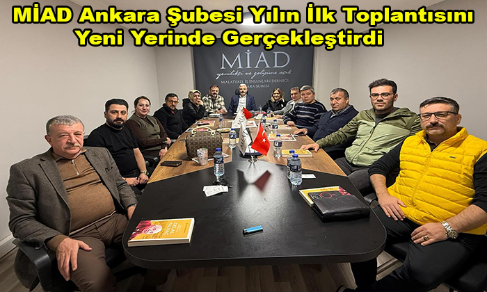 Ahmet Turan Özbey, MİAD Ailesi Olarak Terk Derdimiz Malatya’nın Bir An Önce Ayağa Kalkması