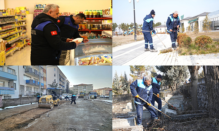Battalgazi’de Yol Bakım, Temizlik, Denetim ve Park Düzenleme Çalışmaları Aralıksız Sürüyor
