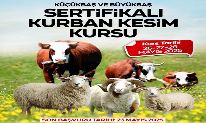 Malatya’da ‘Küçükbaş ve Büyükbaş Kurban Kesim Kursu’ Düzenlenecek