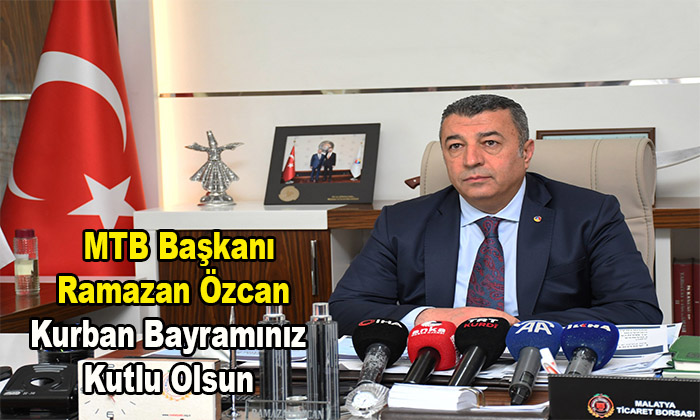 MTB Başkanı Ramazan Özcan; Tüm İslam Aleminin Kurban Bayramı’nı Tebrik Etti
