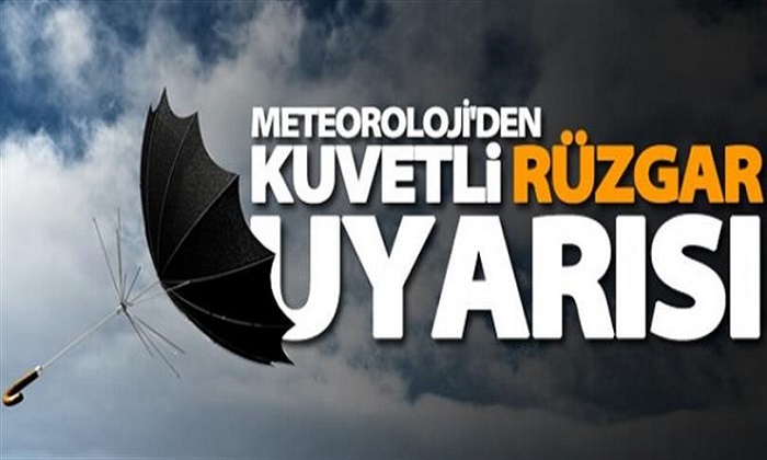 30 Haziran Pazartesi Günü Malatya İçin Kuvvetli Rüzgar ve Fırtına Uyarısı
