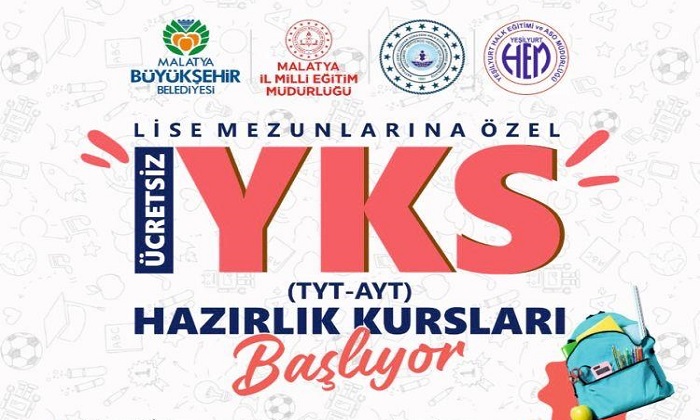 Ücretsiz Yüksek Öğretim Kurumları Sınavı (YKS) Hazırlık Kursları Kayıtları Başlıyor