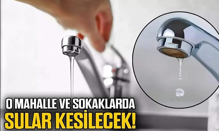 MASKİ; 26 Ağustos Salı Günü Saat 08.00 ile 17.00 Arası Tecde Mahallesine Su Vermeyecek
