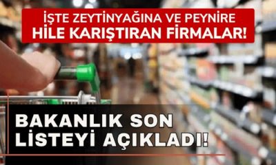 Bakanlık Açıkladı; Peynir, Pekmez ve Zeytinyağı Yerine Vatandaşa Zehir Yedirmişler