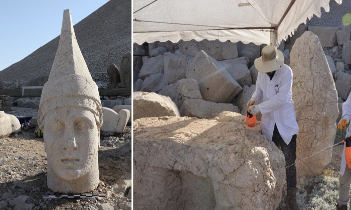 Nemrut’un Binlerce Yıllık Taş Heykelleri Nano Teknolojiyle Ayağa Kalkıyor