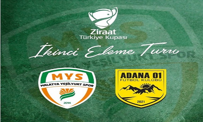 Malaya Yeşilyurtspor Ziraat Türkiye Kupası 2. Tur’da Adana 01 FK İle Eşleşti