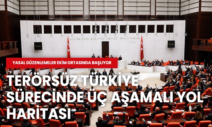 Terörsüz Türkiye Sürecinde Üç Aşamalı Yol Haritası: Yasal Düzenlemeler Bu Ay Başlıyor