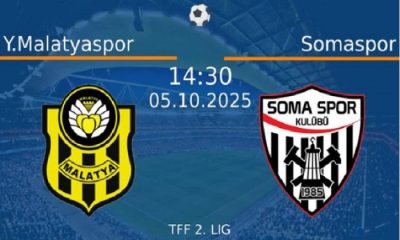 Yeni Malatyaspor -Somaspor 05 Ekim Pazar Günü Saat 14:30’da